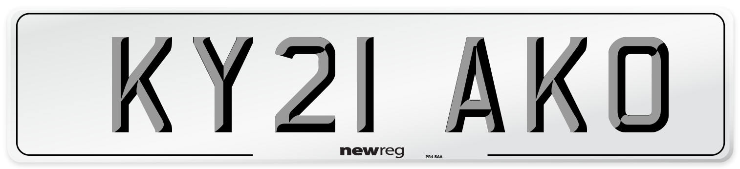 KY21 AKO Number Plate from New Reg